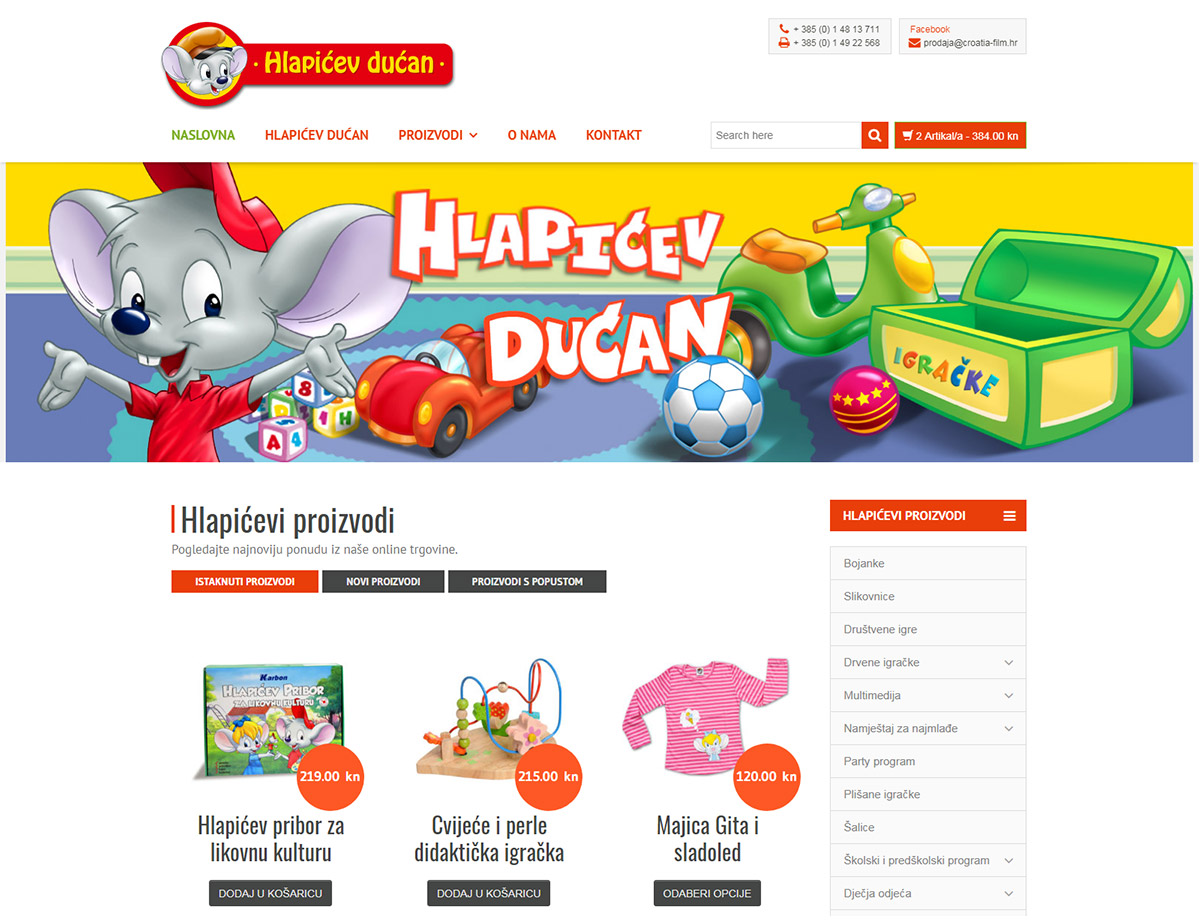 Hlapićev online dućan